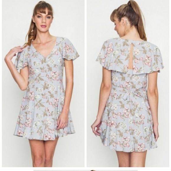 Cute floral spring dress - Picture 1 of 6